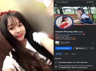 Tiêu đề mới: Huỳnh Phương Hân đang diễn live stream thì bị làm phiền.