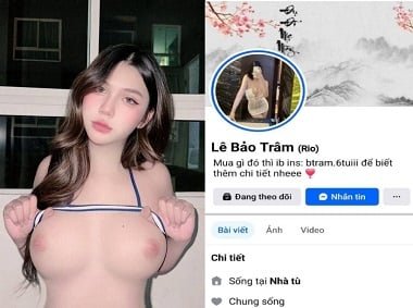 Địt em Lê Bảo Trâm cứ thở hổn hển