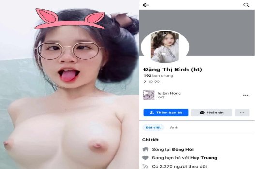 Bạn gái Đặng Thị Bình xinh đẹp, vòng một quyến rũ